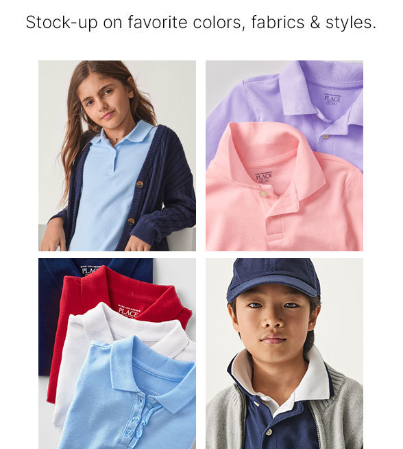 $7 & up Uniform Polos