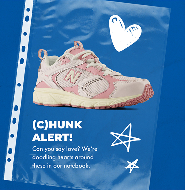 (C)HUNK ALERT! | Can you say love? We’re doodling hearts around these in our notebook.