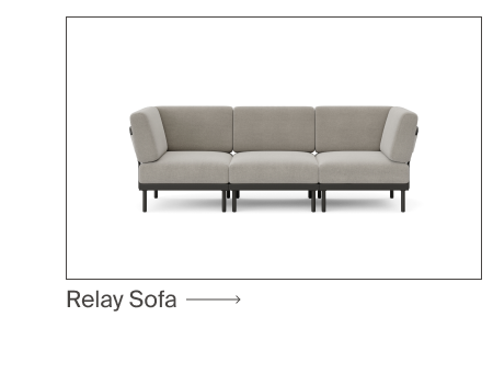 Relay Outdoor 3-Piece Sofa