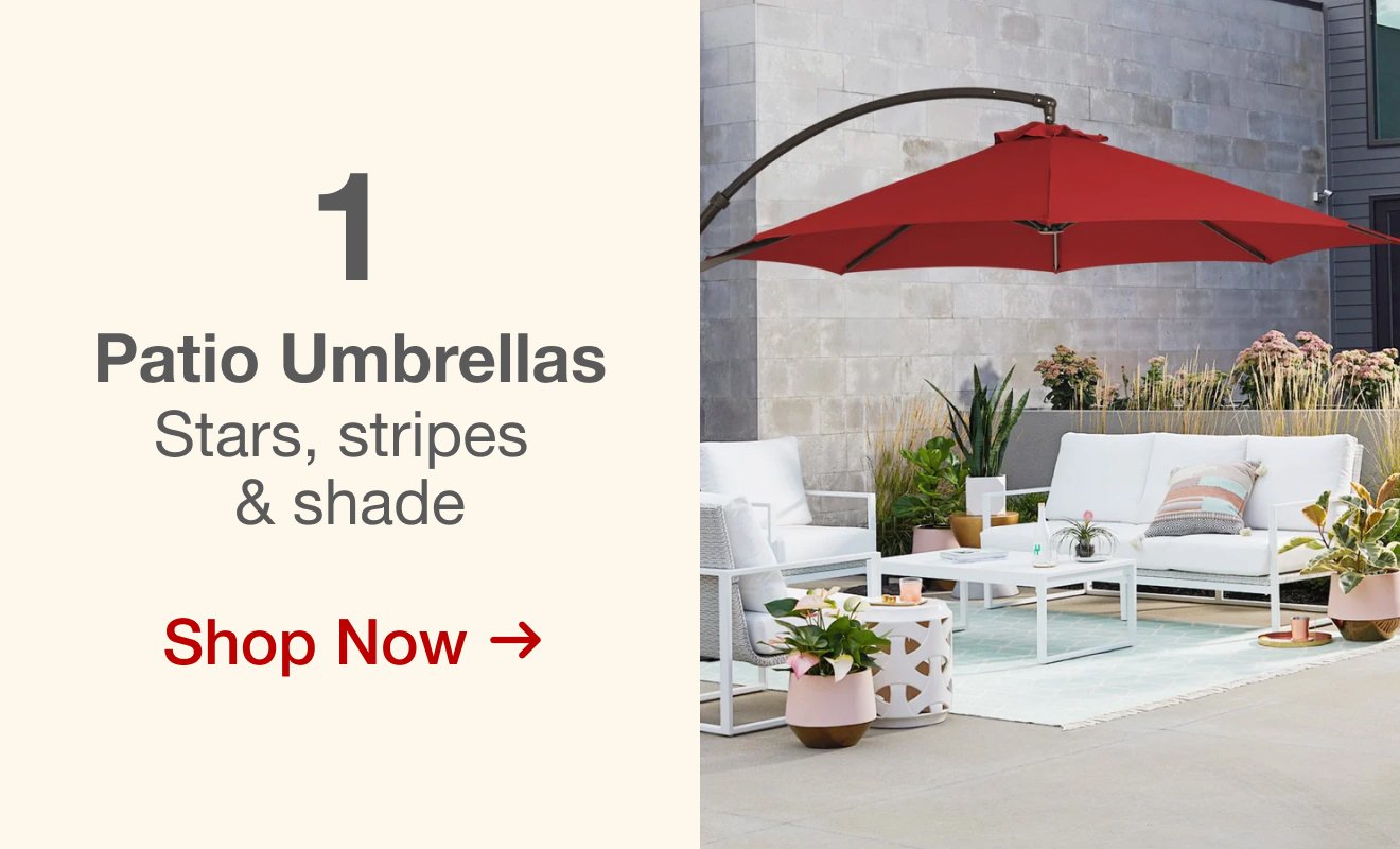 Save on Patio Umbrellas