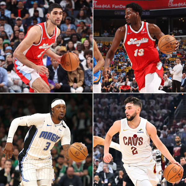 Santi Aldama, Jaren Jackson Jr., Kentavious Caldwell-Pope, Ty Jerome