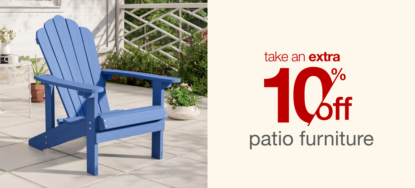 Extra 10% off Patio Furniture