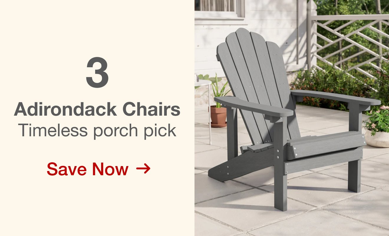 Extra 10% Off Select Adirondack Chairs