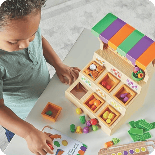 Learning Resources Mini Farmstand Sorting Set