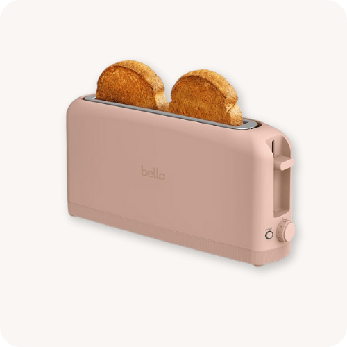 Space-saving bella 2-Slice Slim Toaster 