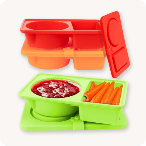 Tizuxa 3-Pack Silicone Snackle Containers