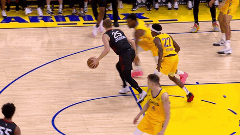 Bronny James steal and dunk