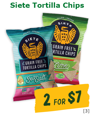Siete Tortilla Chips - 2 for $7