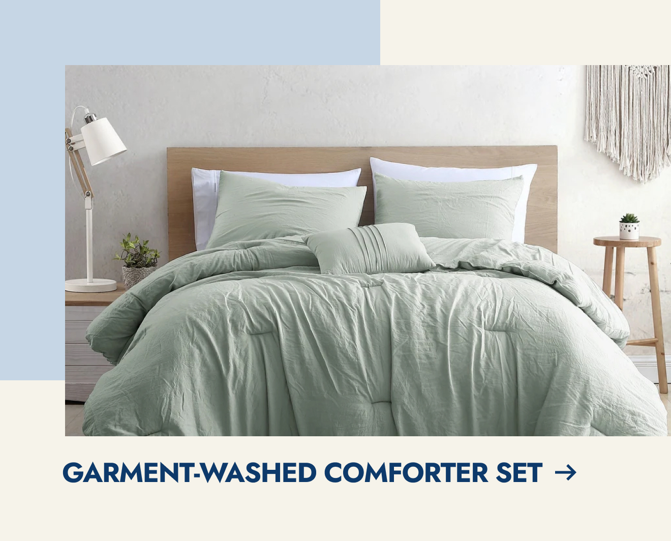 Modern Threads Braelyn 4-Piece Garment-Washed Comforter Set