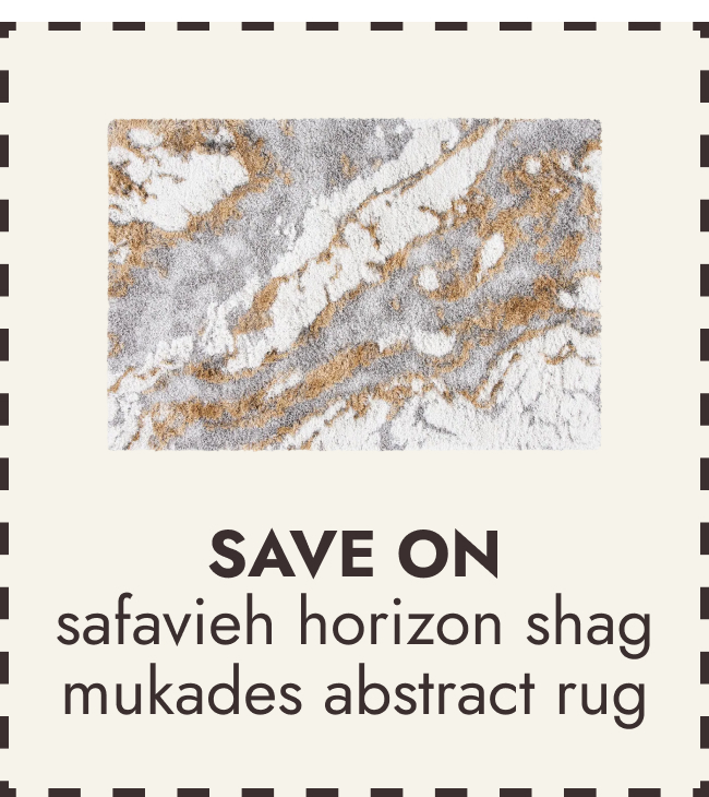 SAFAVIEH Horizon Shag Mukades Abstract 2.5-inch Thick Rug