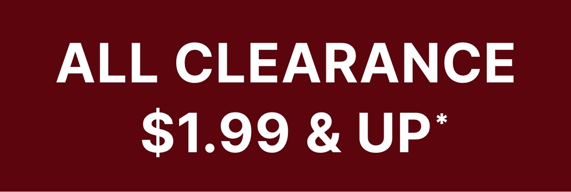 All Clearnace $1.99 & Up