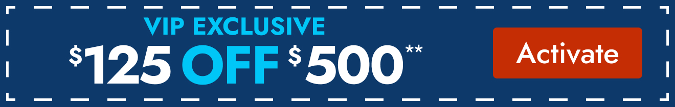 $125 off $500