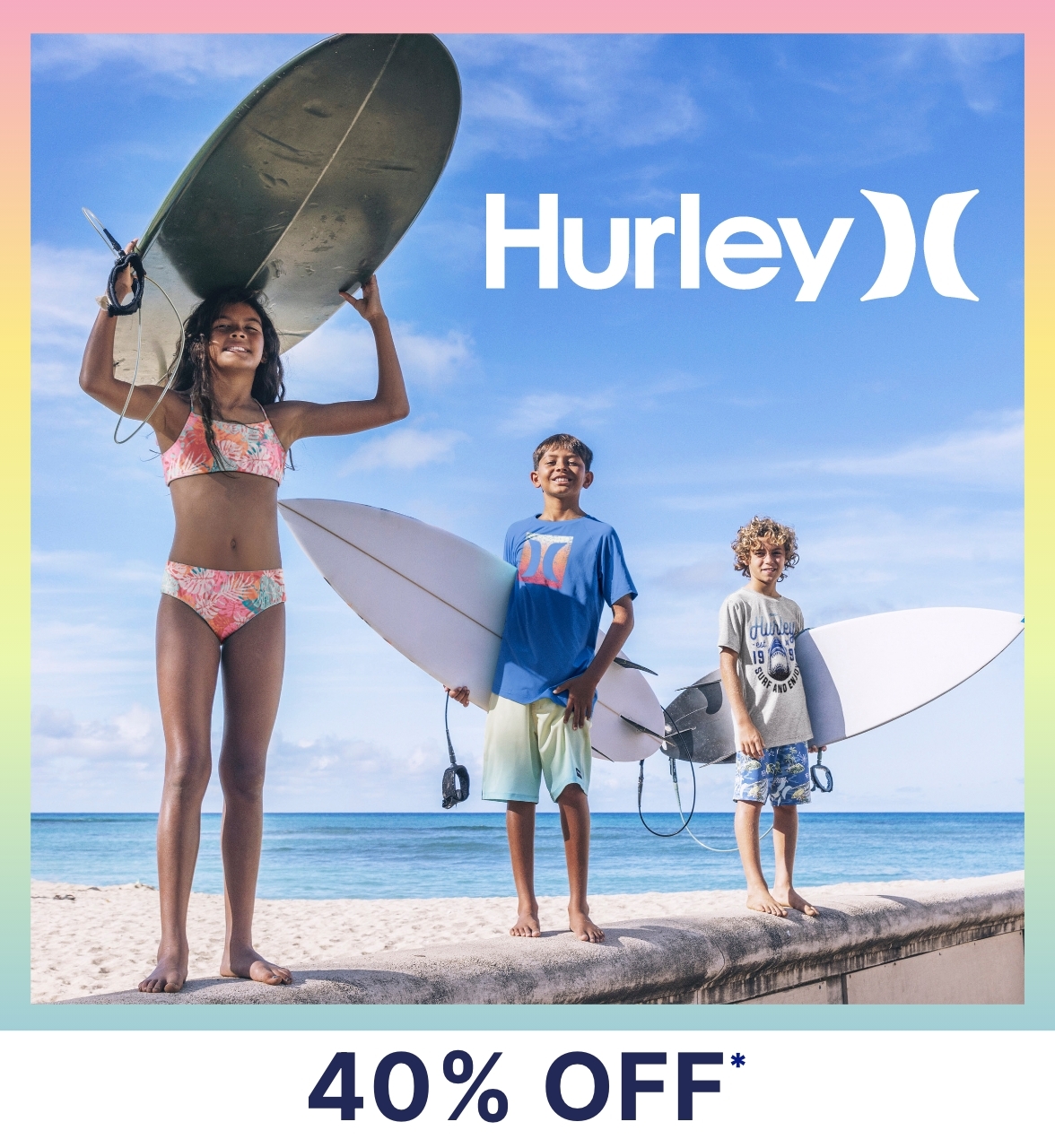 40% Off Hurley 