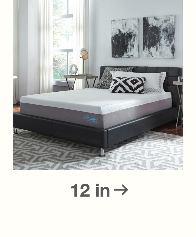12 inch Mattresses on Sale