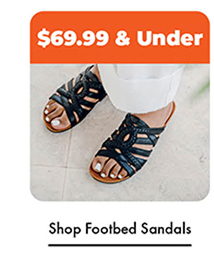 Shop Footbed Sandals