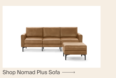 Nomad Plus Leather Sofa with Ottoman