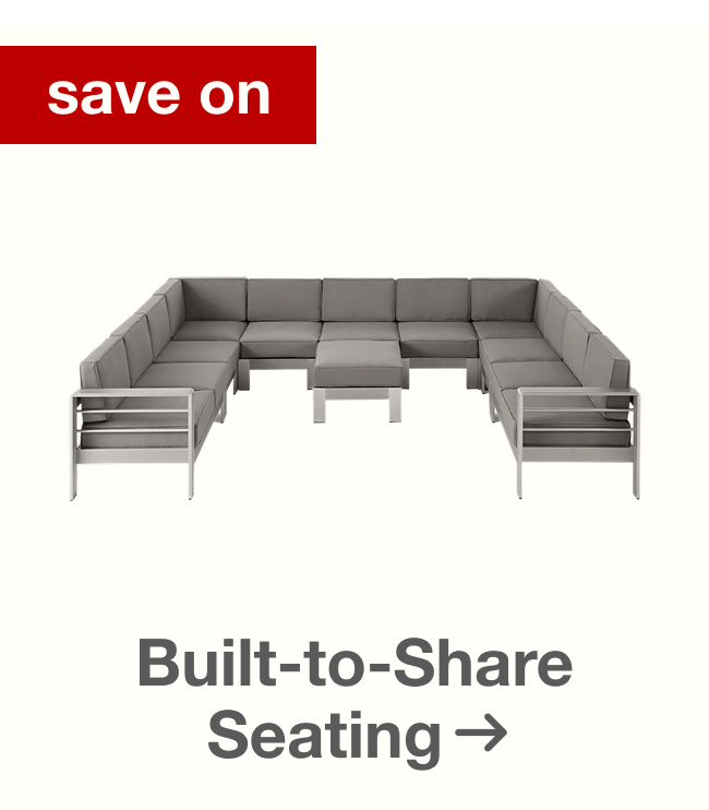 Save Now on Outdoor Sectionals