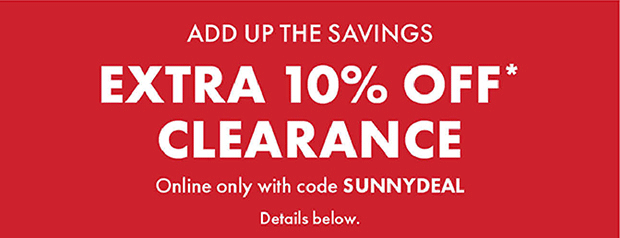 Extra 10% Off