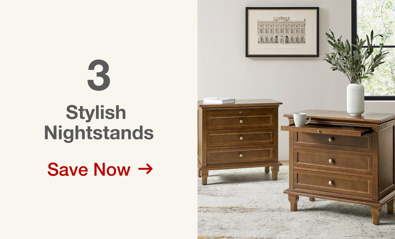Extra 10% Off Select Nightstands
