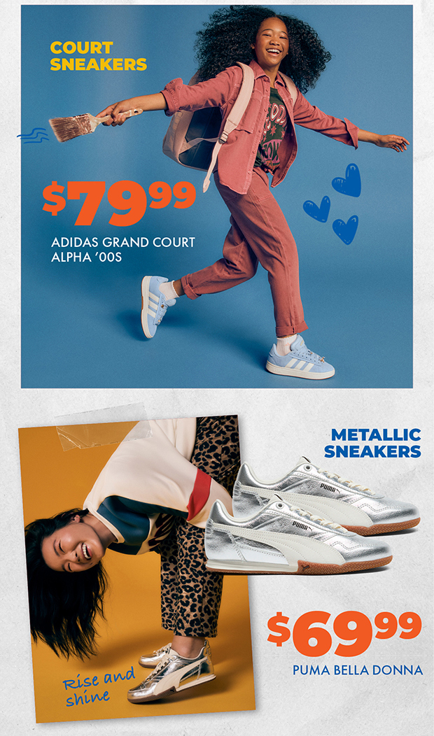 Court sneakers