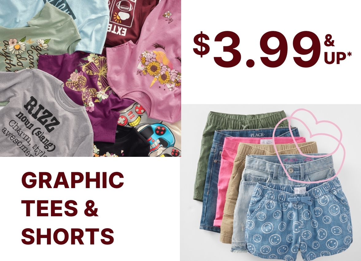 $3.99 & Up Graphic Tees