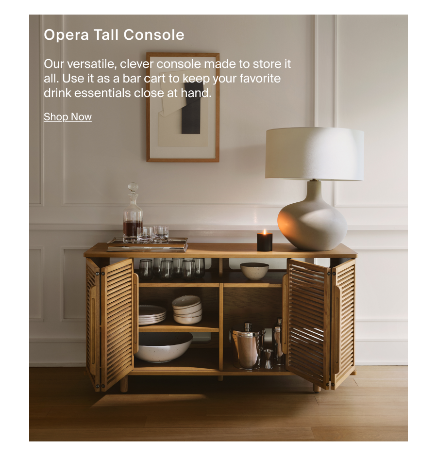 Opera Tall Media Console