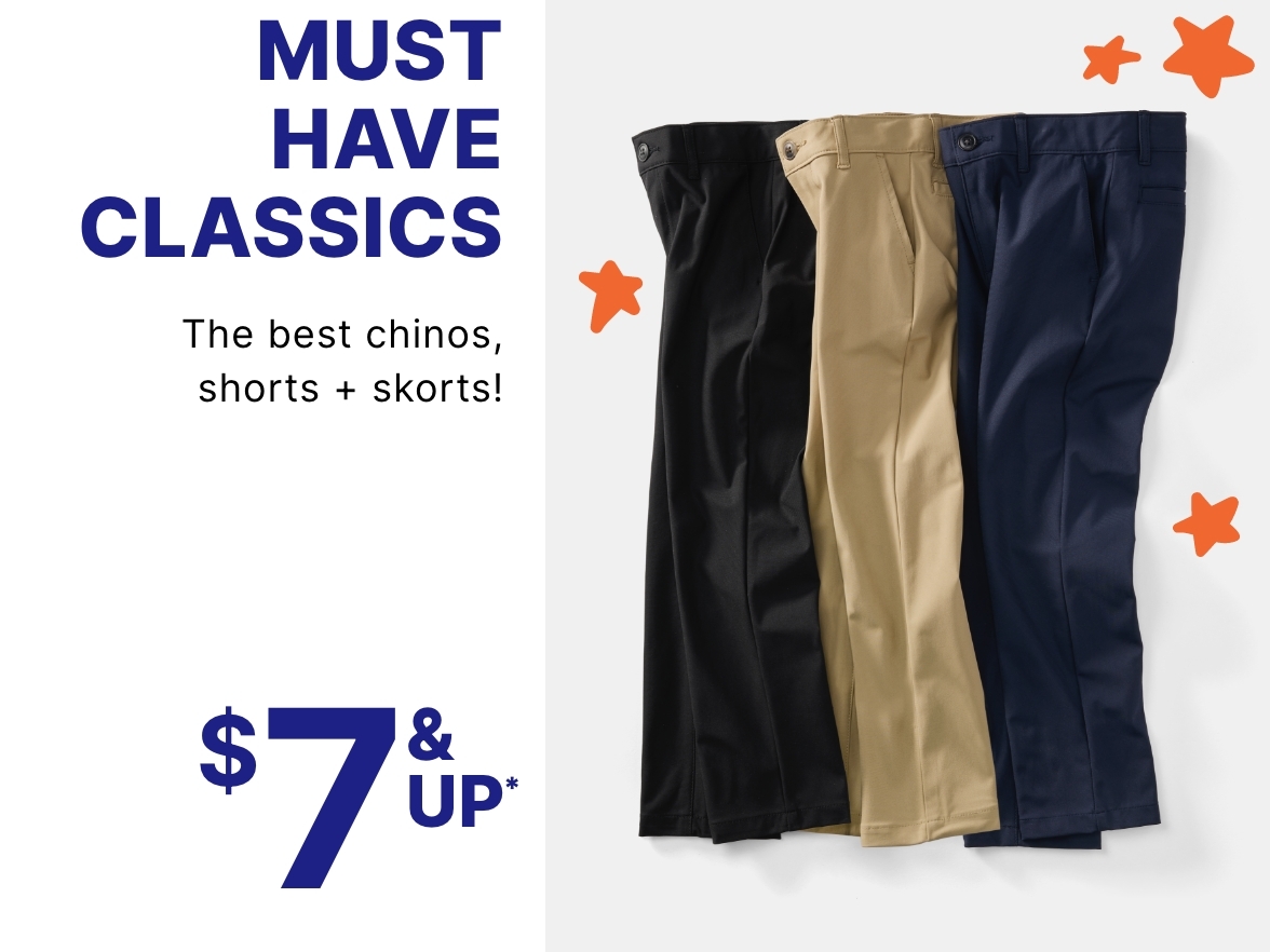 $7 & Up Chinos 