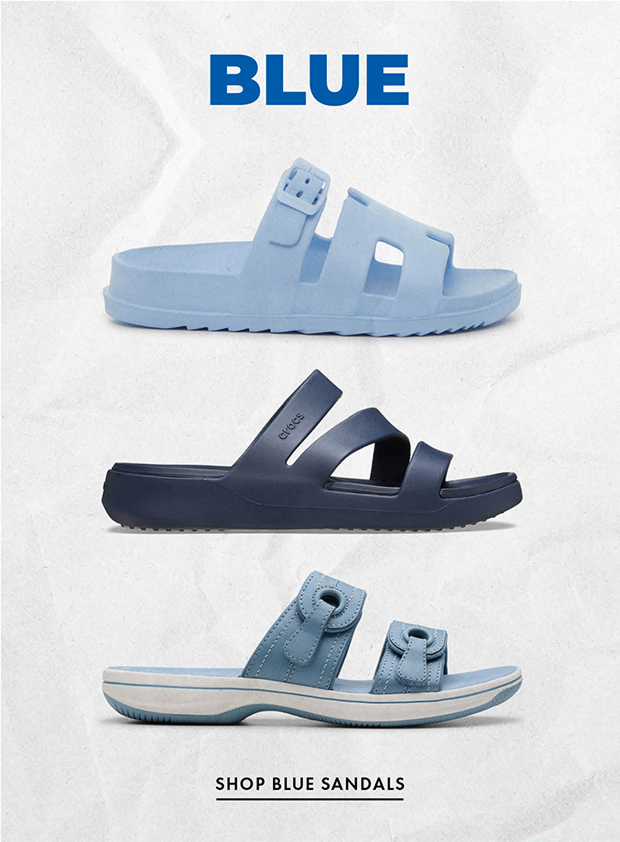 Shop Blue Sandals