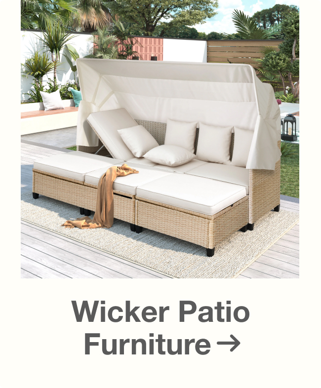 Save on Wicker Patio Furniture