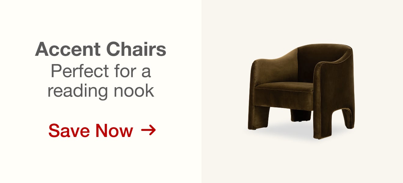 Extra 10% off Select Accent Chairs