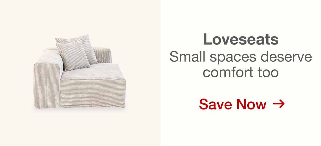 Extra 10% off Select Loveseats