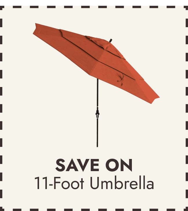 California Umbrella 11-Foot Market Umbrella in Bronze