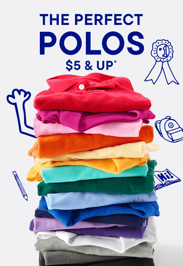 $5 & Up Polos 