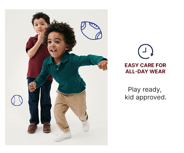 Easy Care for All Day Wear 