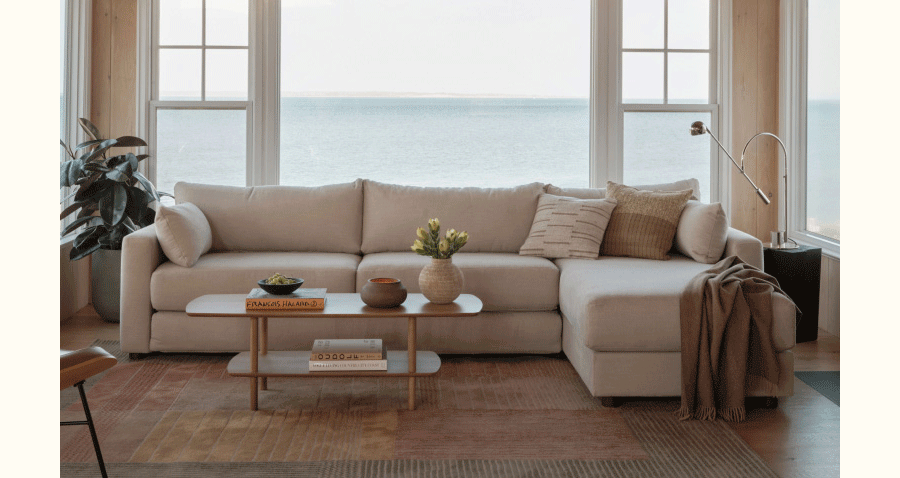 Span Sleeper Storage Sectional