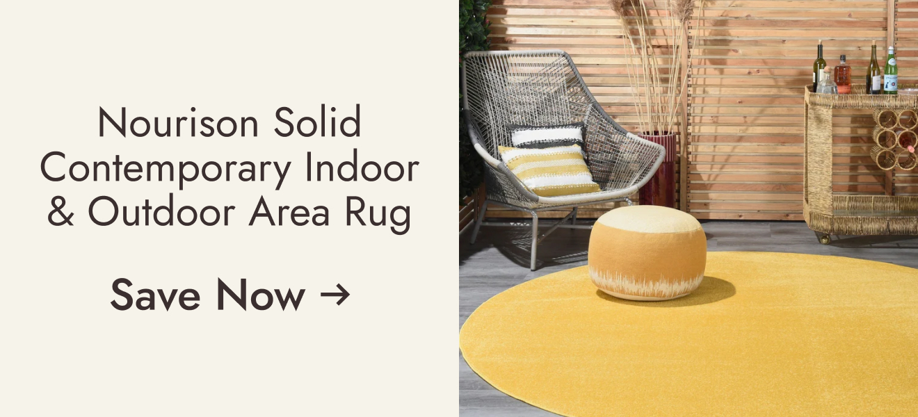 Nourison Essentials Solid Contemporary Indoor/Outdoor Area Rug