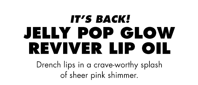 Drench lips in a crave-worthy splash of sheer pink shimmer