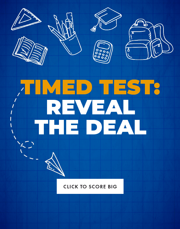Timed Test: Reveal the Deal - Click to Score Big