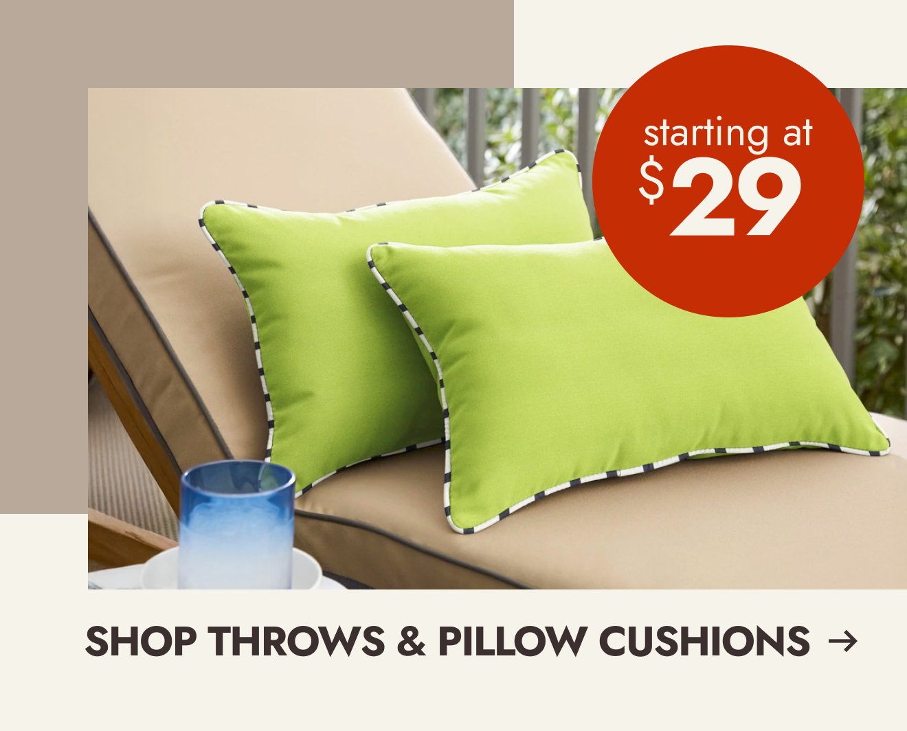 Throw Pillows and Cushions