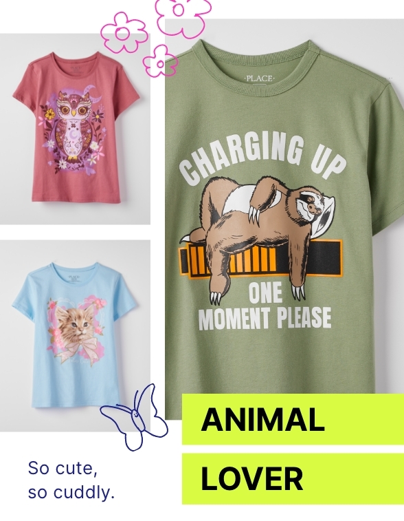 All Graphic Tees $3.99 & Up