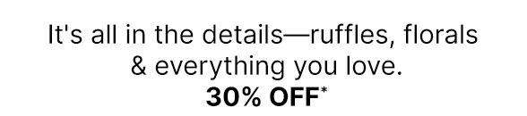 30% off Dresses
