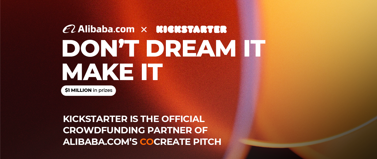 Kickstarter Joins Alibaba’s $1M CoCreate Pitch as Partner