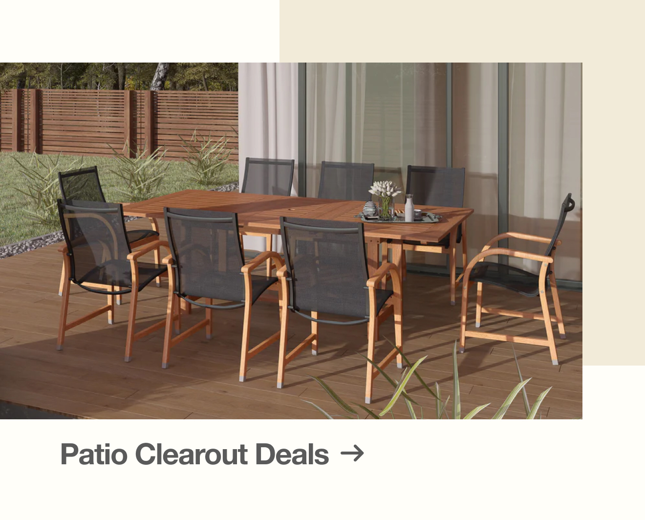 Shop the Early Patio Clearout Sale