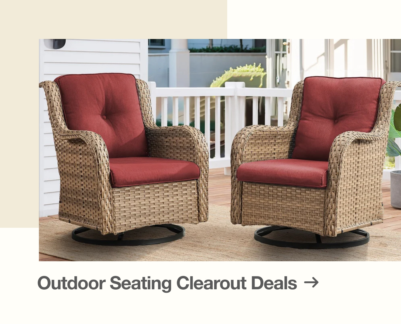 Shop Outdoor Seating on Sale