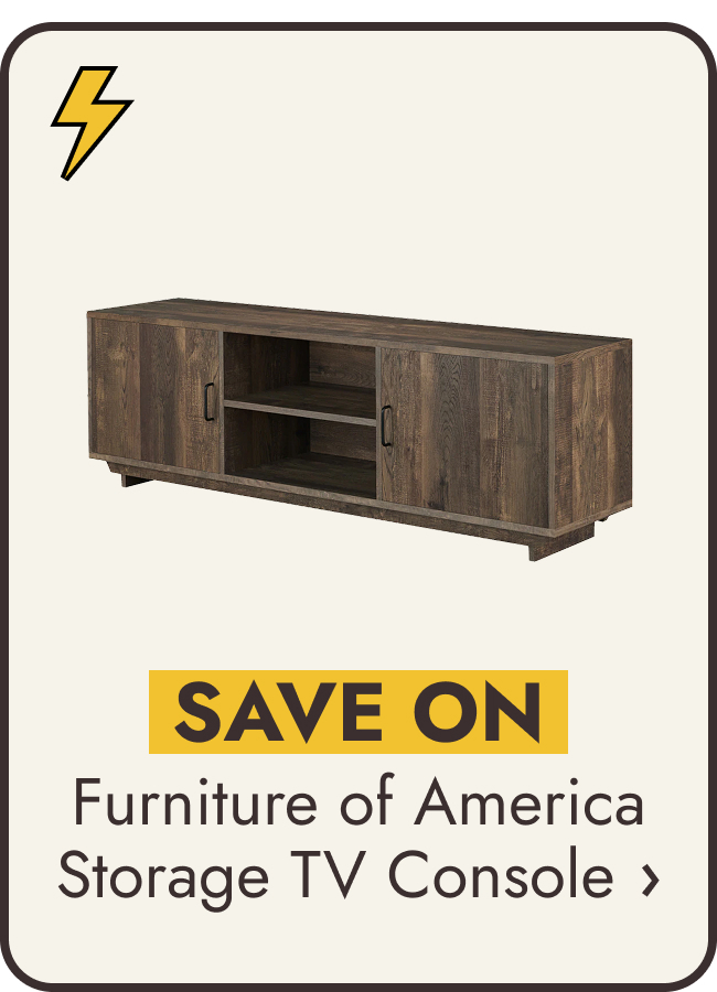 Vell Rustic Oak 63-inch Multi-functional Storage TV Console by Furniture of America