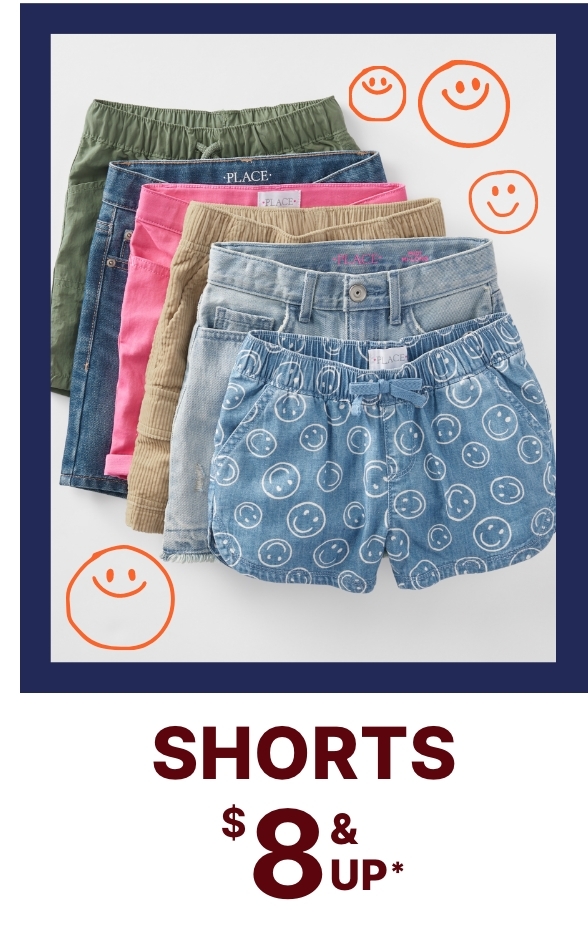 $8 & Up Shorts 
