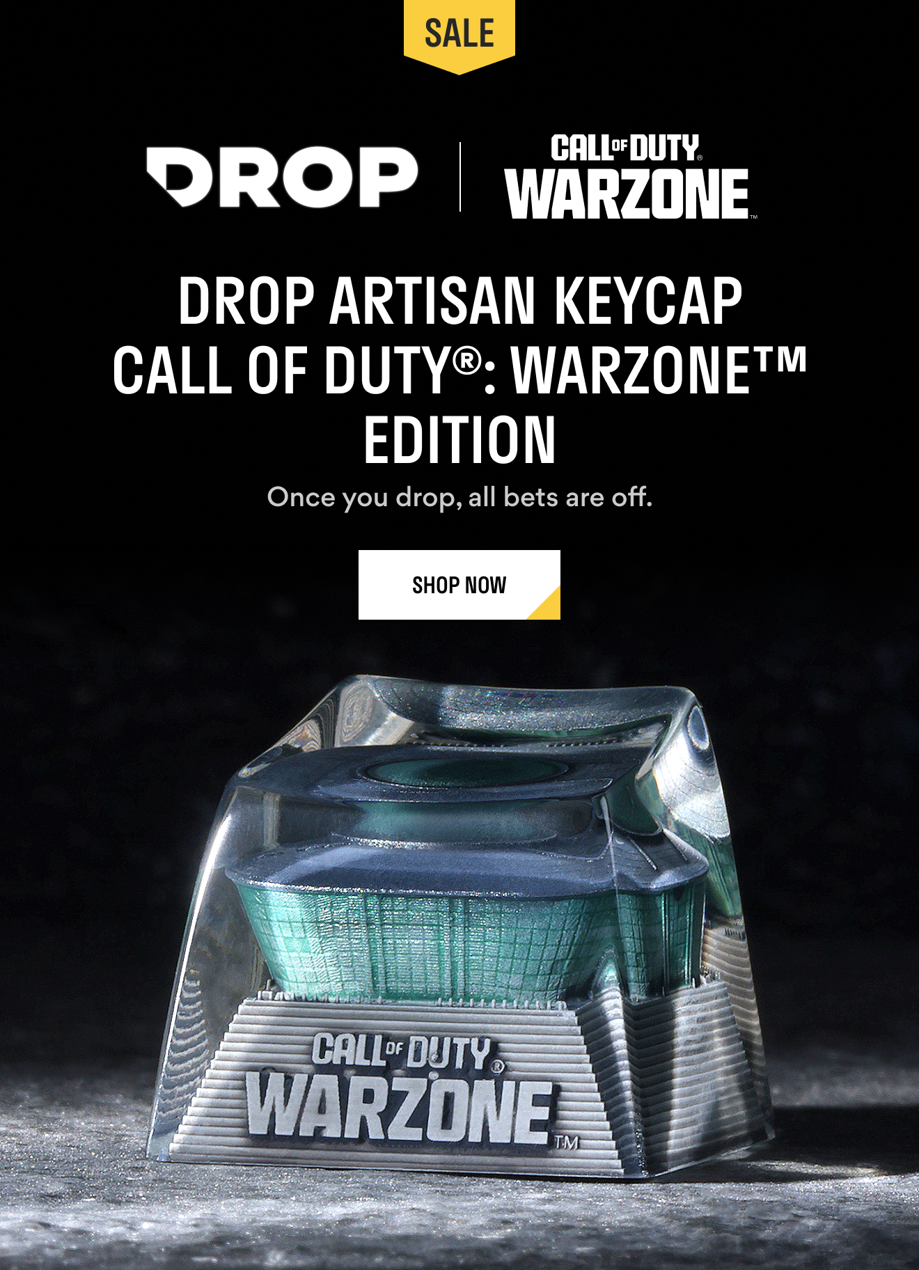 NOW ON SALE: Drop Artisan Keycap Call of Duty®: Warzone™ Edition