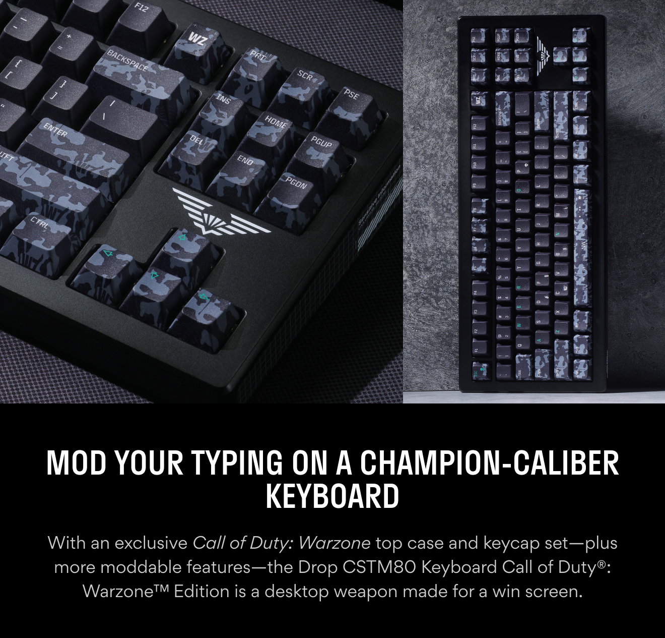 Drop CSTM80 Keyboard Call of Duty®: Warzone™ Edition