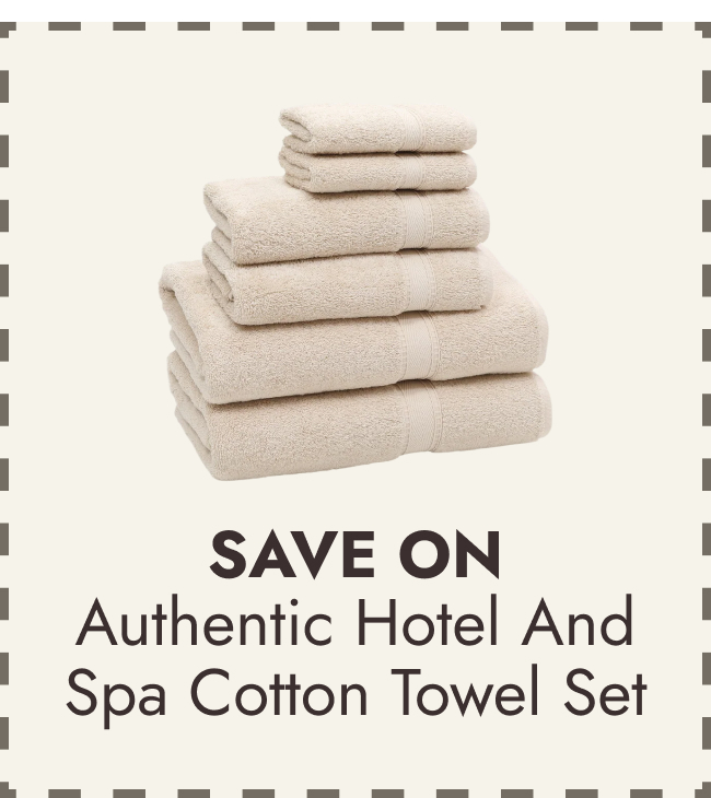 Authentic Hotel and Spa Turkish Cotton 6-piece Towel Set