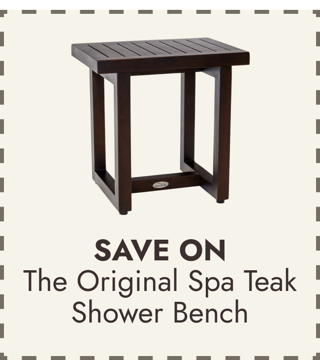 The Original Spa Teak Shower Bench